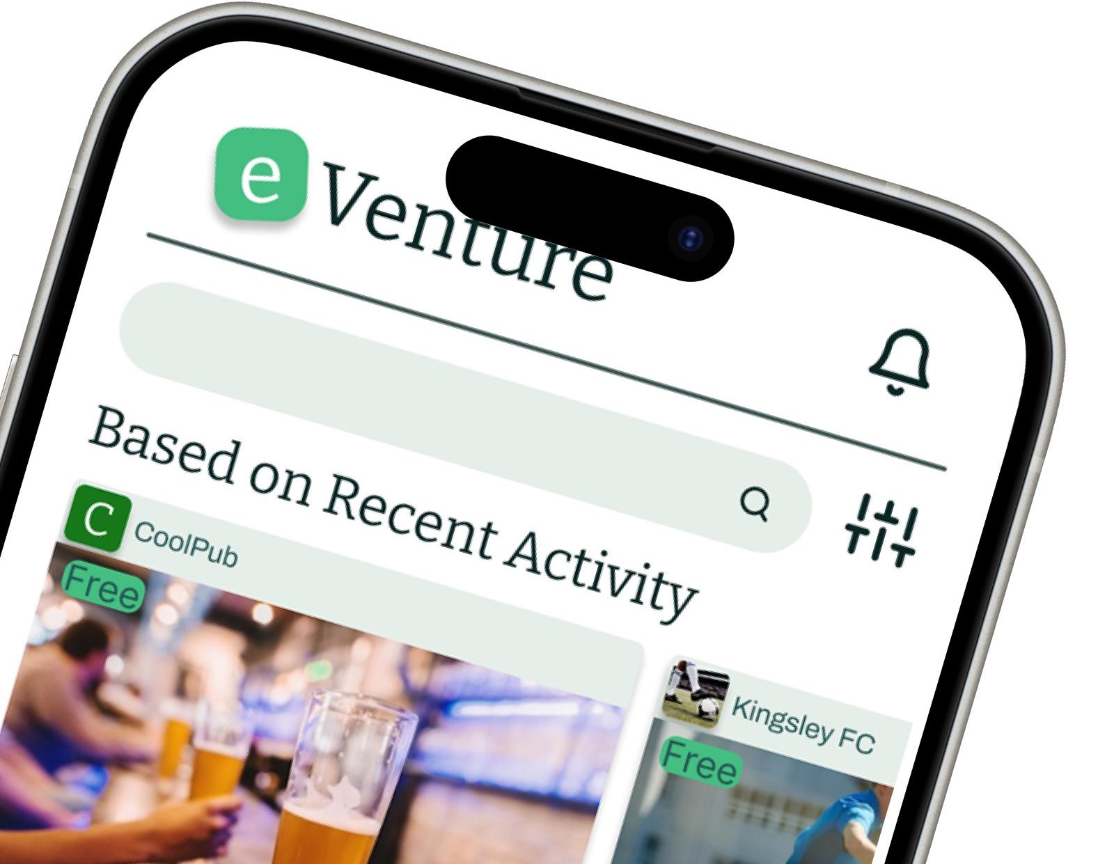 Eventure — event discovery mobile app for commuter students